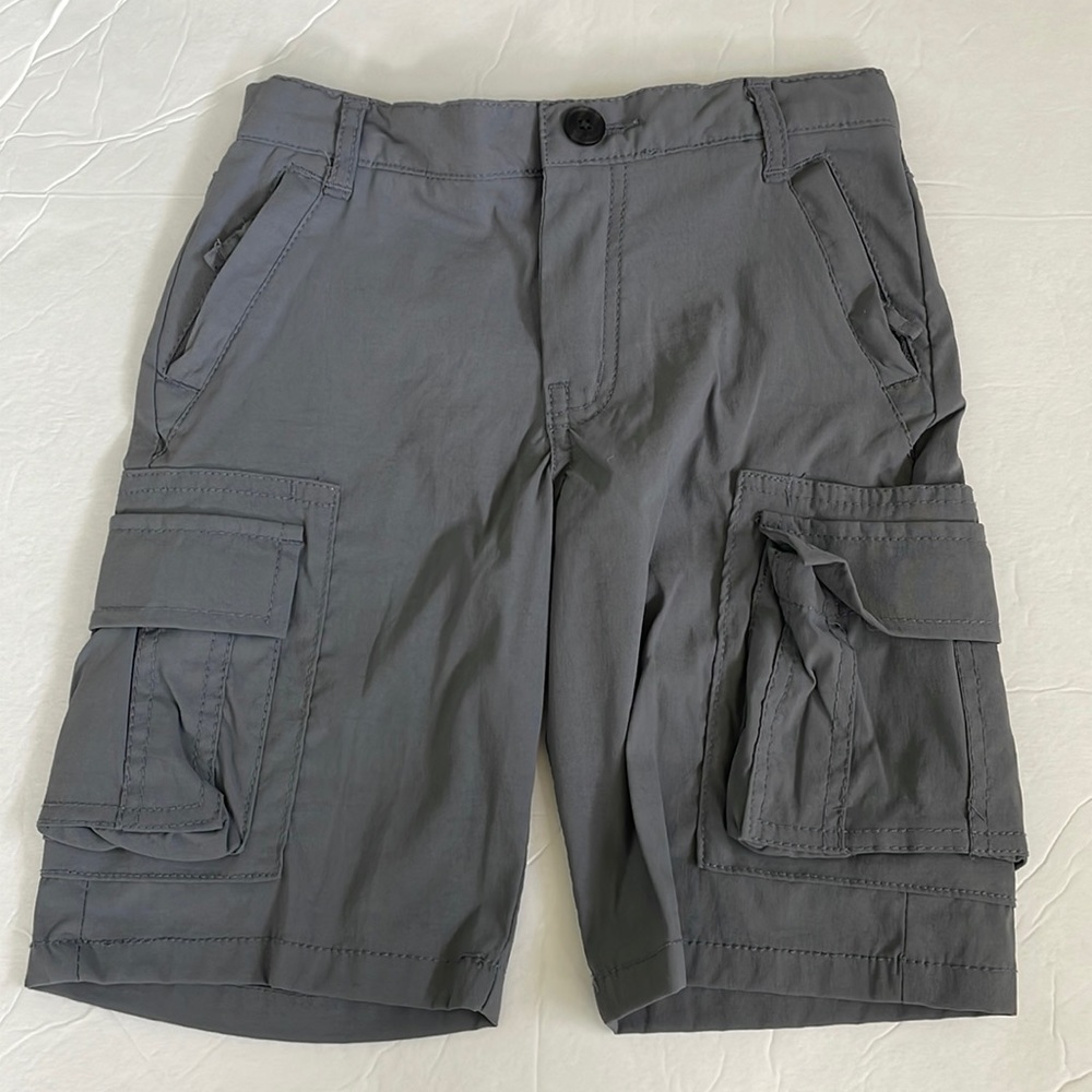 Cat & Jack boys gray cargo shorts
